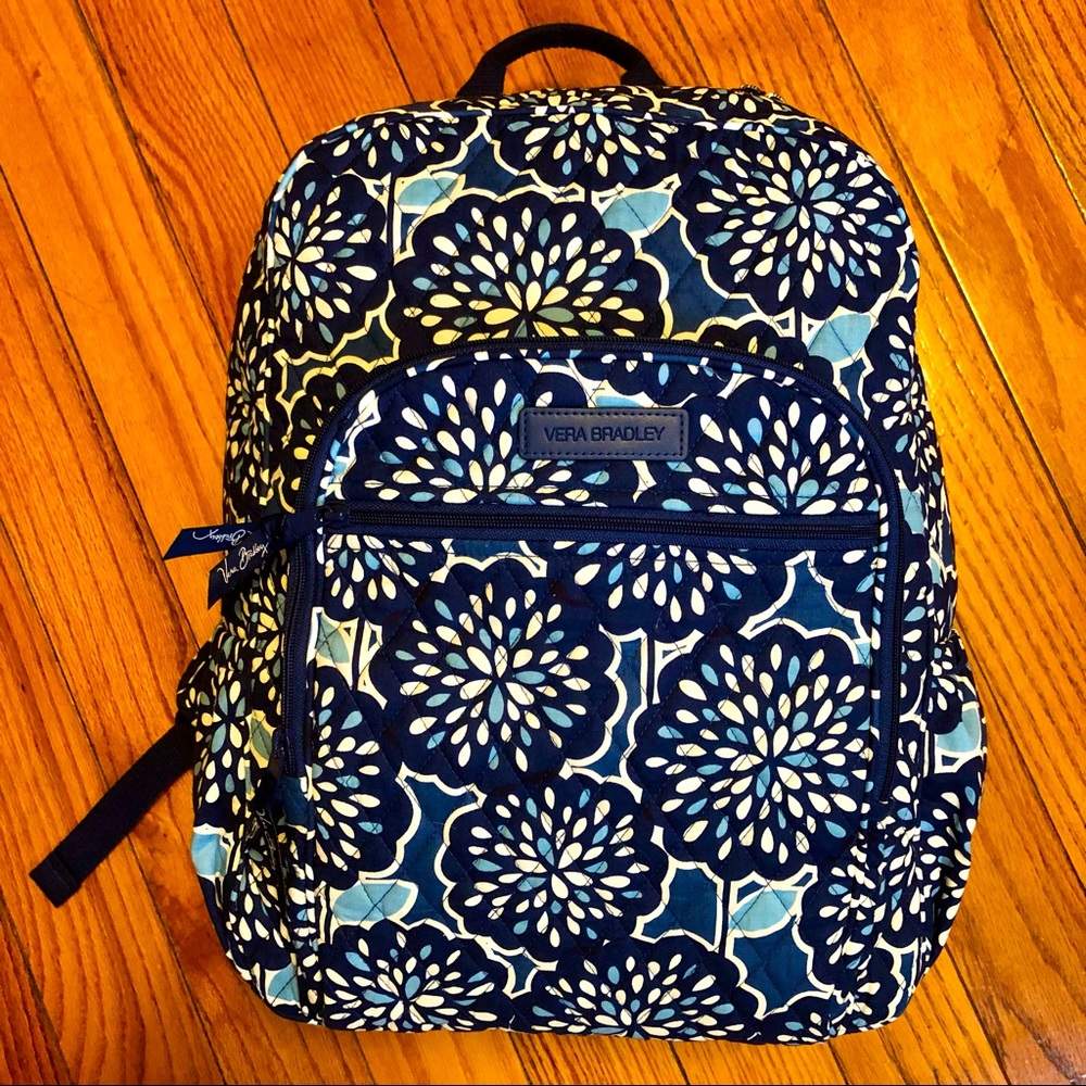 NWT Vera Bradley Campus Backpack in Petal Splash